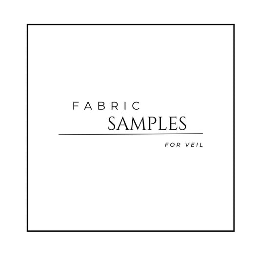 Veil Fabric Samples - White, Ivory and Light Ivory Tulle Samples for Wedding Veils