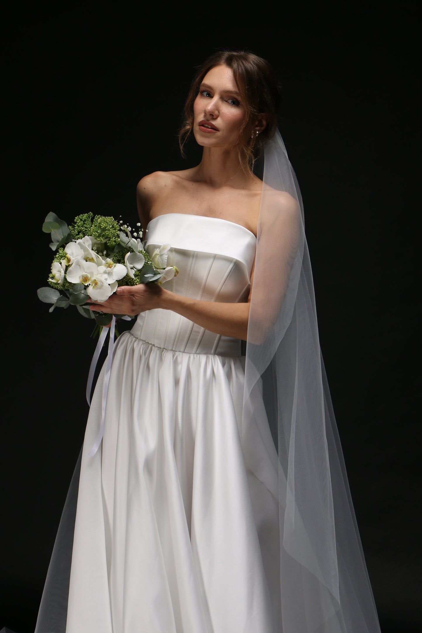 Personalized Wedding Veil | Custom Text Veil, Bridal Veil with Wording, Customized Veil for Hen Party, Bachelorette, or Bridal Shower