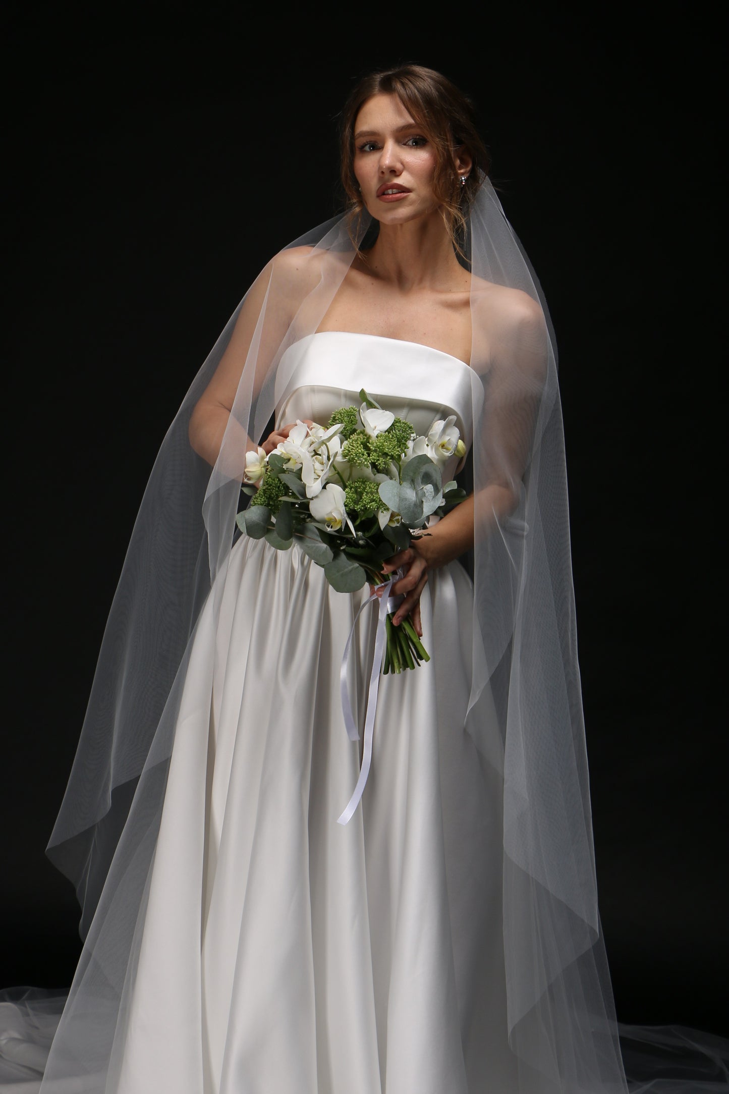 Personalized Wedding Veil | Custom Text Veil, Bridal Veil with Wording, Customized Veil for Hen Party, Bachelorette, or Bridal Shower