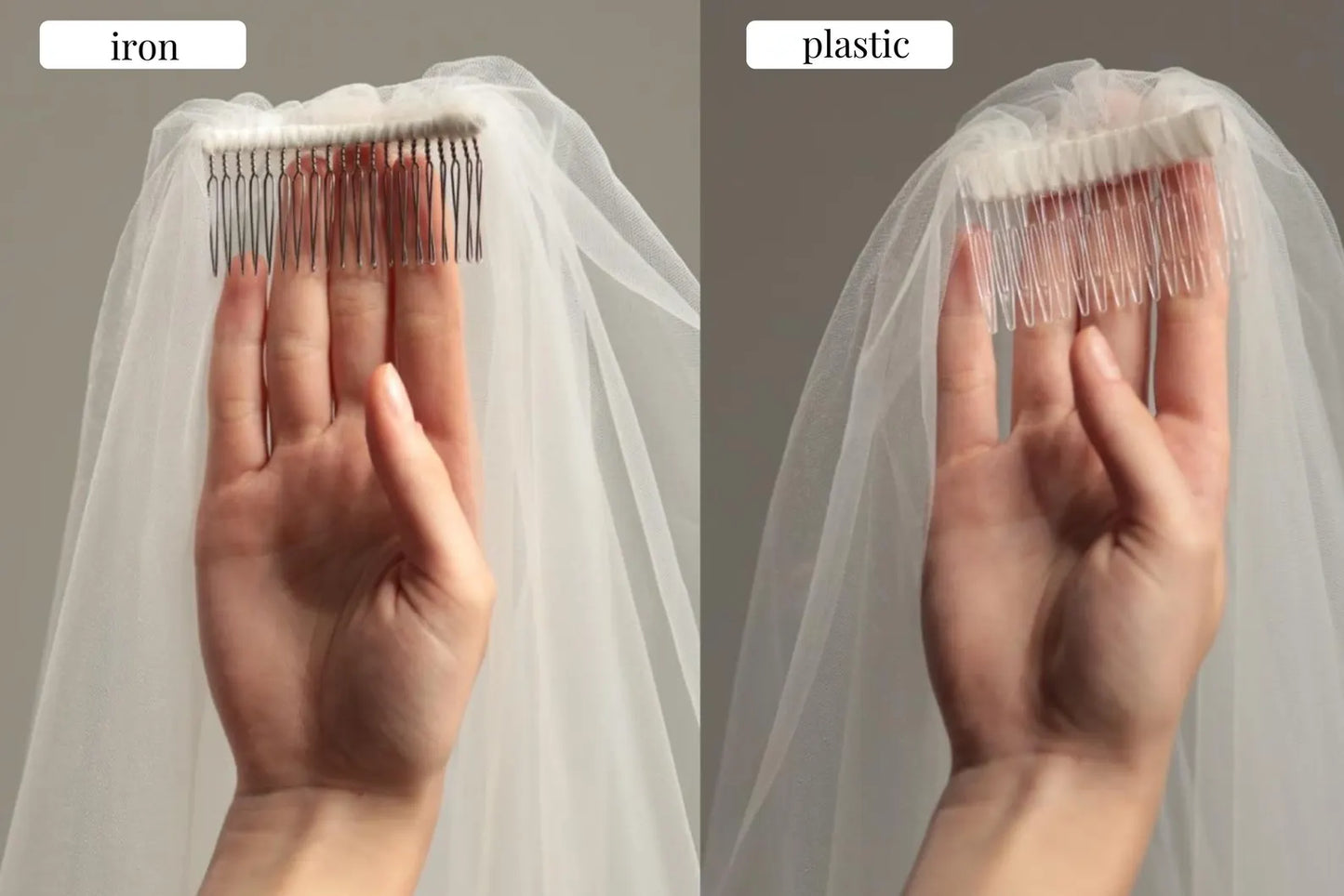 Veil Fabric Samples - White, Ivory and Light Ivory Tulle Samples for Wedding Veils